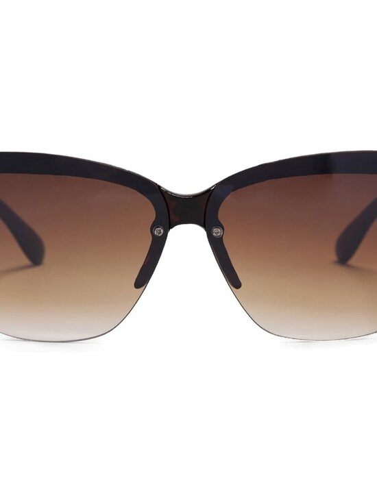 Luxurious Women\'s 62mm Cat Eye Sunglasses with Mirrored Gradient Lenses main image 6